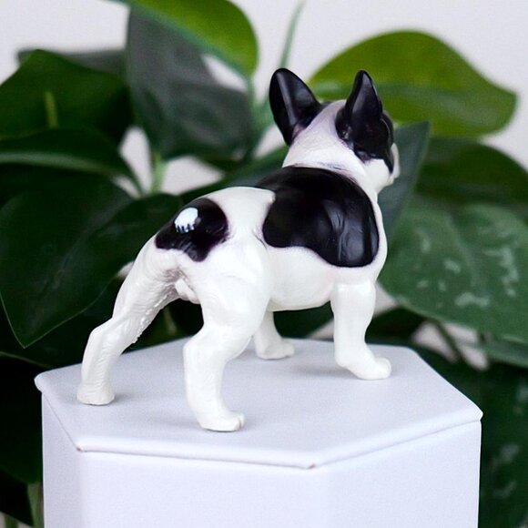 2 for $20 - French Black & White Bulldog Figure‎ - Hand Painted & Collectible - Picture 7 of 10